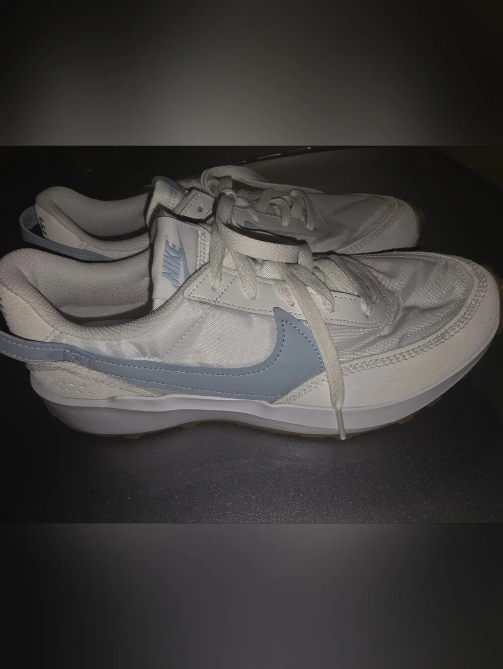Brand New Size 9.5 Nike Women's White and Light Blue Running Sneakers No Box